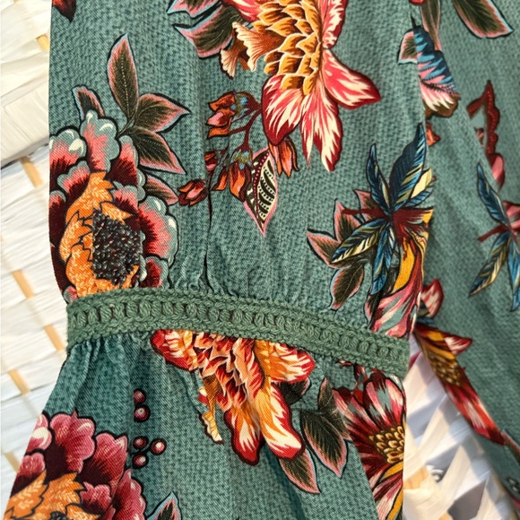 Farm Rio for Anthropologie Boho Floral Blouse - Picture 7 of 7